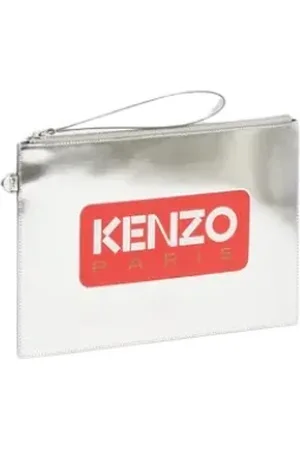 Kenzo Unisex, Accessoires, Grijs, Maat: ONE Size Katoen