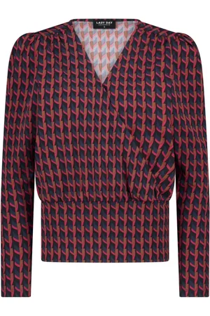 Lady Day Dames, Tops, Rood, Maat: S Polyamide