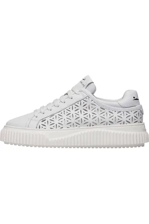 Voile blanche Dames, Schoenen, Wit, Maat: 38 EU Leer