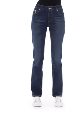BALDININI Dames, Jeans, Blauw, Maat: W30 Katoen