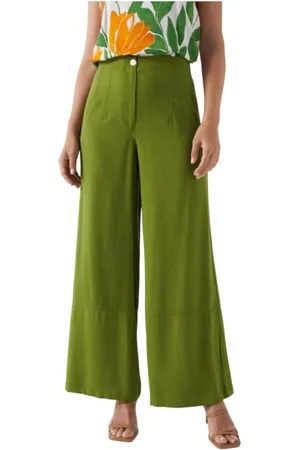 Salsa Dames, Broeken, Groen, Maat: XS Viscose