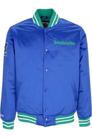 Mitchell & Ness Heren, Jassen, Blauw, Maat: M Zijde