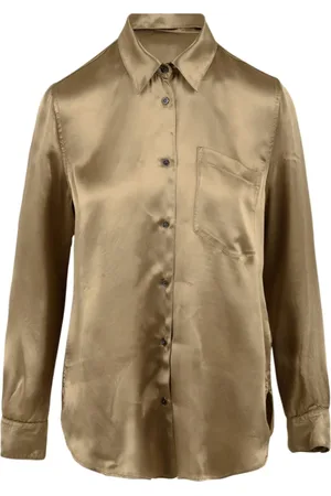 Aspesi Dames, Blouses & Shirts, Bruin, Maat: XS