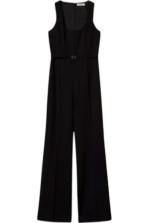 Twin-Set Dames, Jumpsuits & Playsuits, Zwart, Maat: S Viscose