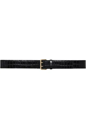 ANINE BING Dames, Accessoires, Zwart, Maat: XS Leer