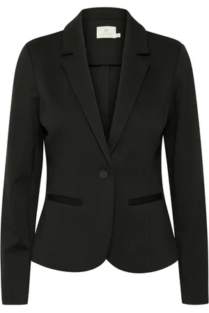 Kaffe Dames, Jassen, Zwart, Maat: 2XL