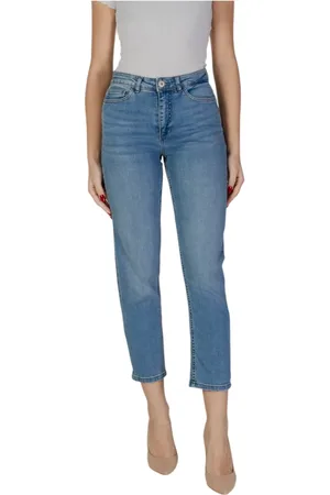 Ichi Dames, Jeans, Blauw, Maat: W33 Denim