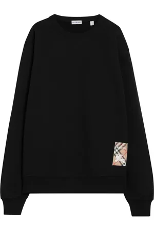 Burberry Heren, Sweatshirts & Hoodies, Zwart, Maat: M Katoen