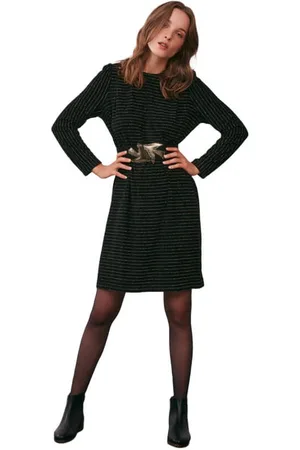 Des Petits Hauts Dames, Jurken, Zwart, Maat: S
