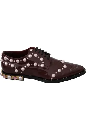 Dolce & Gabbana Dames, Schoenen, Bruin, Maat: 39 EU Leer