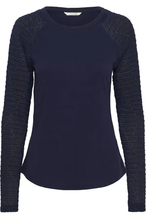 Cream Dames, Tops, Blauw, Maat: XL Viscose