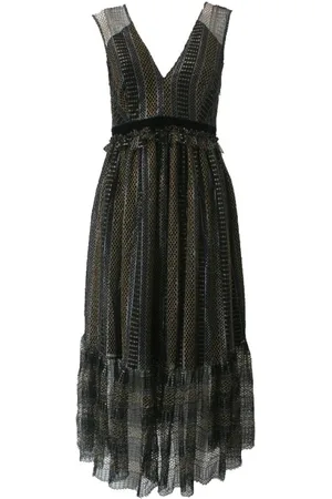 Twin-Set Dames, Jurken, Zwart, Maat: S Viscose