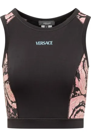 VERSACE Dames, Tops, Zwart, Maat: L