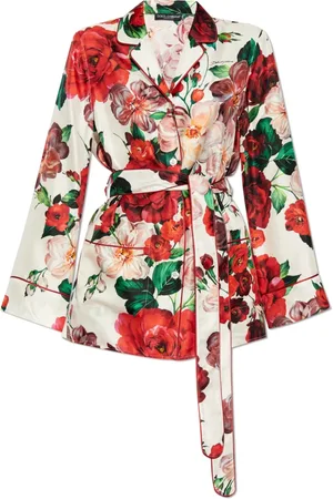 Dolce & Gabbana Dames, Blouses & Shirts, Rood, Maat: XS Zijde