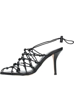 Gia Borghini Dames, Schoenen, Zwart, Maat: 37 EU Leer