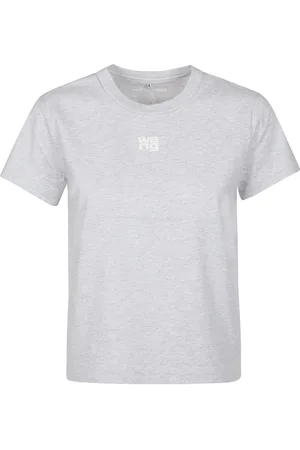 Alexander Wang Dames, Tops, Grijs, Maat: S Katoen
