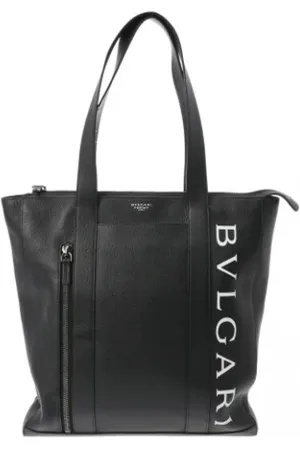 Bvlgari Heren, Pre-owned, Zwart, Maat: ONE Size Leer