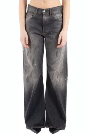 Acne Studios Dames, Jeans, Zwart, Maat: W25 Katoen