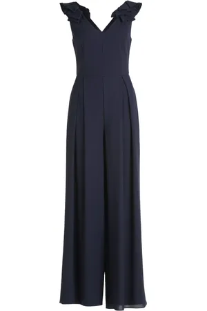 Vera Mont Dames, Jumpsuits & Playsuits, Blauw, Maat: XL