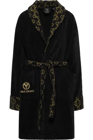 Carlo Colucci Dames, Nachtkleding & Lounge, Zwart, Maat: XL Velours
