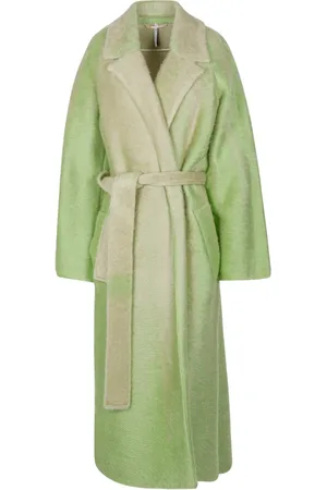 LIVIANA CONTI Dames, Mantels, Groen, Maat: XS Mohair