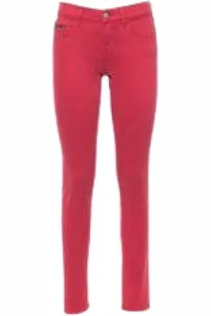 Calvin Klein Dames, Broeken, Rood, Maat: W28 Katoen