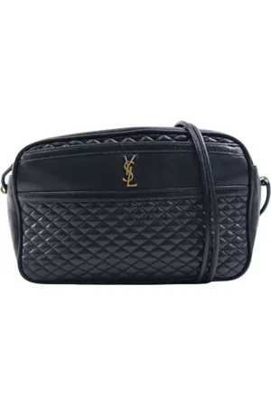Saint Laurent Dames, Pre-owned, Zwart, Maat: ONE Size Leer