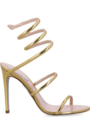 RENE CAOVILLA Dames, Schoenen, Geel, Maat: 36 EU Leer