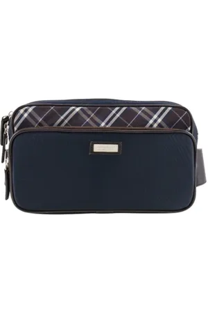 Burberry Unisex, Pre-owned, Blauw, Maat: ONE Size Leer