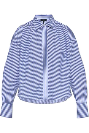 RAG&BONE Dames, Blouses & Shirts, Blauw, Maat: L Katoen