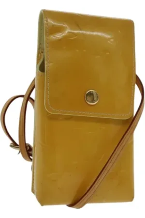 LOUIS VUITTON Dames, Pre-owned, Geel, Maat: ONE Size Leer