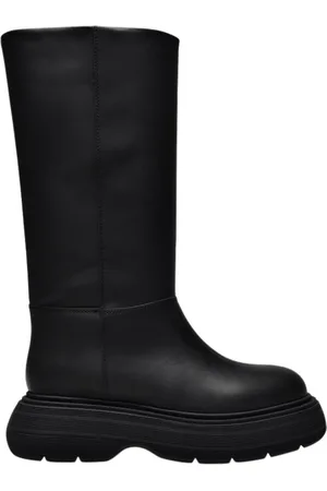 Gia Borghini Dames, Schoenen, Zwart, Maat: 35 EU Zijde