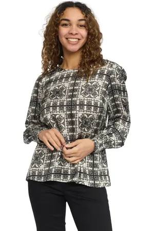 2-Biz Dames, Blouses & Shirts, Zwart, Maat: L Zijde