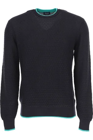 DRUMOHR Heren, Truien, Blauw, Maat: M
