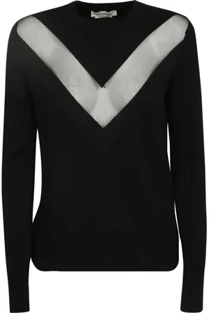 Alexander McQueen Dames, Truien, Zwart, Maat: XS Wol