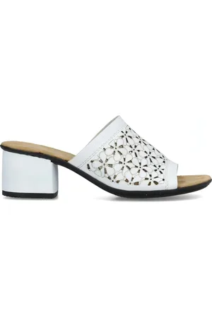 Rieker Dames, Schoenen, Wit, Maat: 40 EU Leer