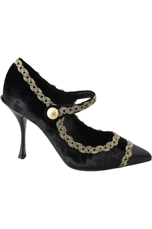 Dolce & Gabbana Dames, Schoenen, Zwart, Maat: 35 EU