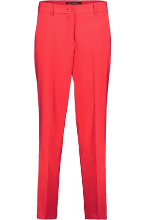 Betty Barclay Dames, Broeken, Rood, Maat: 3XL