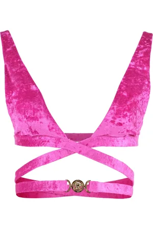 VERSACE Dames, Tops, Roze, Maat: L Polyamide