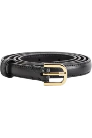 Totême Dames, Accessoires, Zwart, Maat: 90 CM Leer