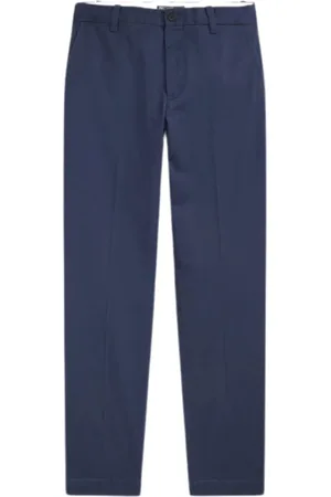 Ralph Lauren Dames, Broeken, Blauw, Maat: M Katoen
