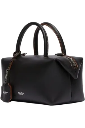 Max Mara Dames, Tassen, Zwart, Maat: ONE Size Leer