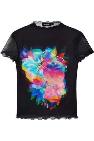Desigual Dames, Tops, Zwart, Maat: L Poliester
