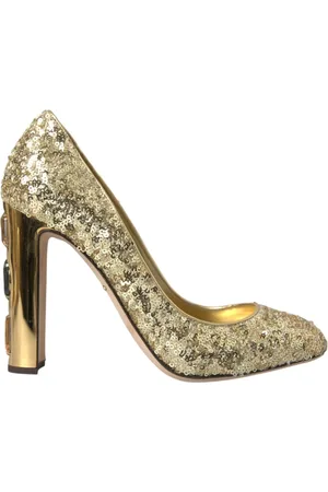 Dolce & Gabbana Dames, Schoenen, Geel, Maat: 39 EU Leer