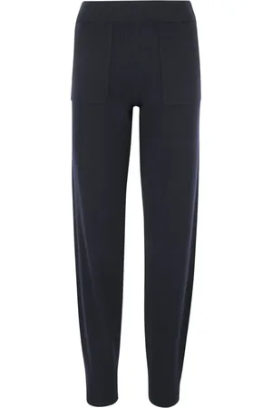 Allude Dames, Broeken, Zwart, Maat: S Wol