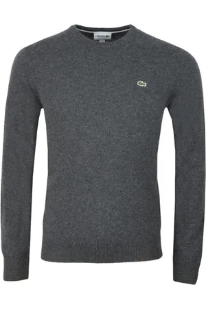 Lacoste Heren, Truien, Grijs, Maat: XS Wol