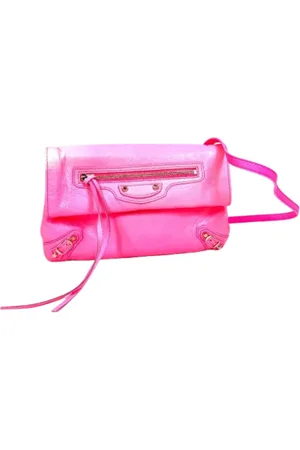 Balenciaga Unisex, Pre-owned, Roze, Maat: ONE Size Leer