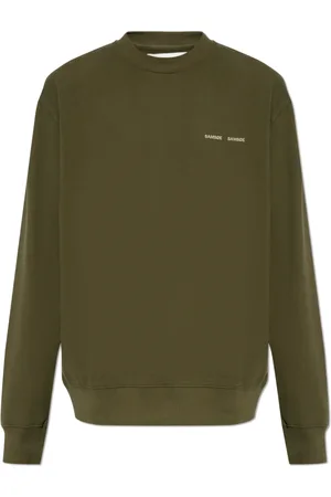 Samsøe Samsøe Heren, Sweatshirts & Hoodies, Groen, Maat: 2XL Katoen