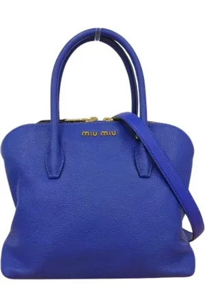 Miu Miu Dames, Pre-owned, Blauw, Maat: ONE Size