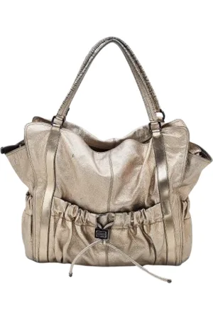 Burberry Dames, Pre-owned, Geel, Maat: ONE Size Leer